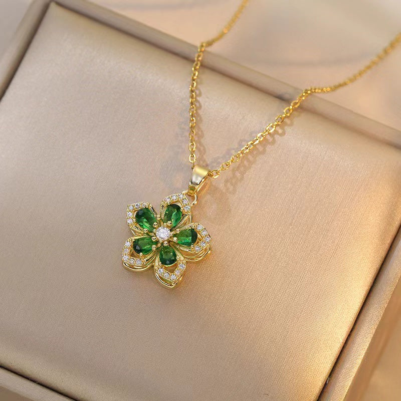 Elegant Titanium Steel Necklace – Bauhinia Collection and Assorted Models