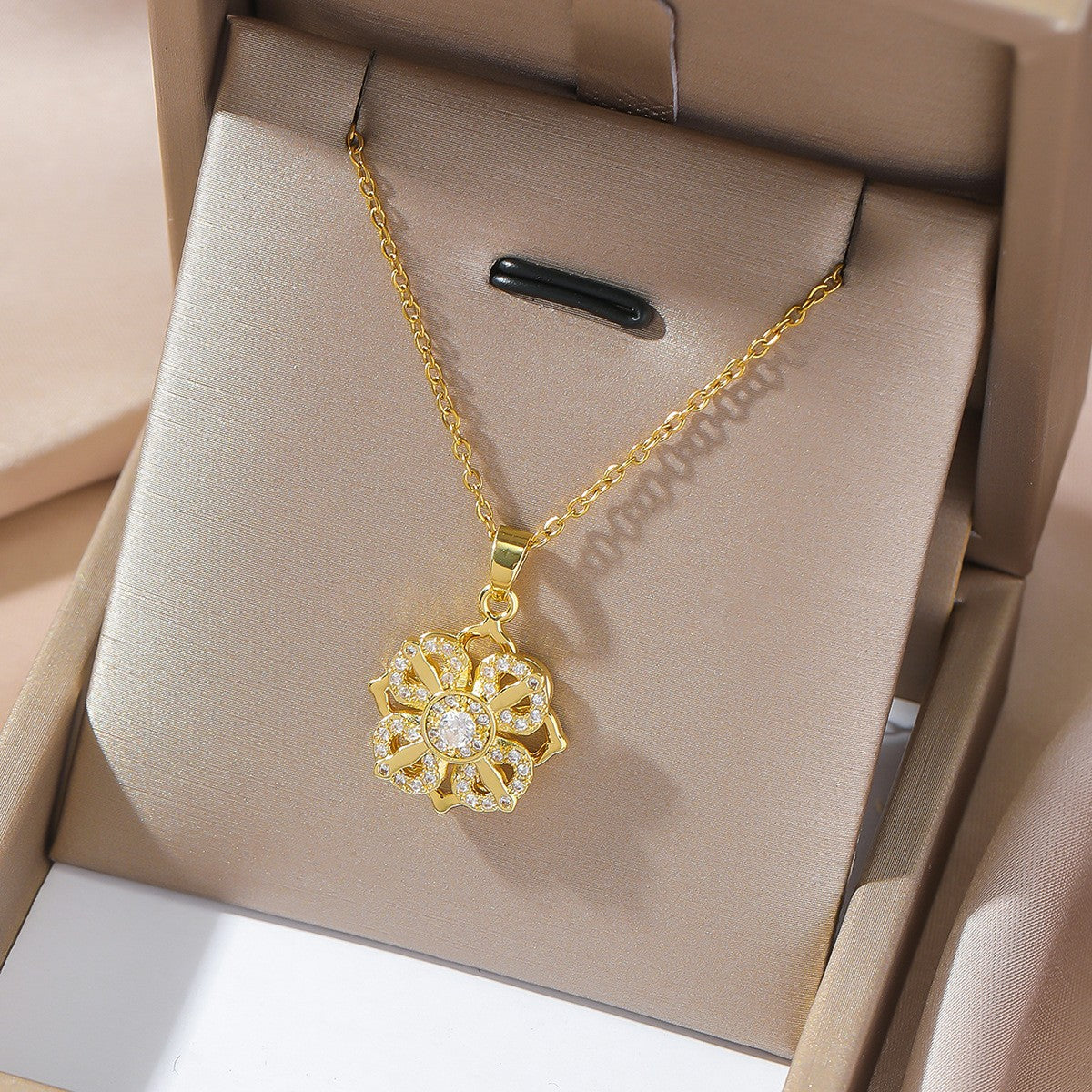 Elegant Titanium Steel Necklace – Bauhinia Collection and Assorted Models