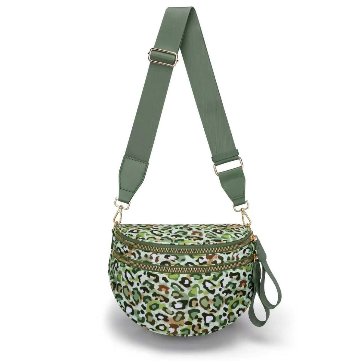 Bolso bandolera de moda con estampado de leopardo