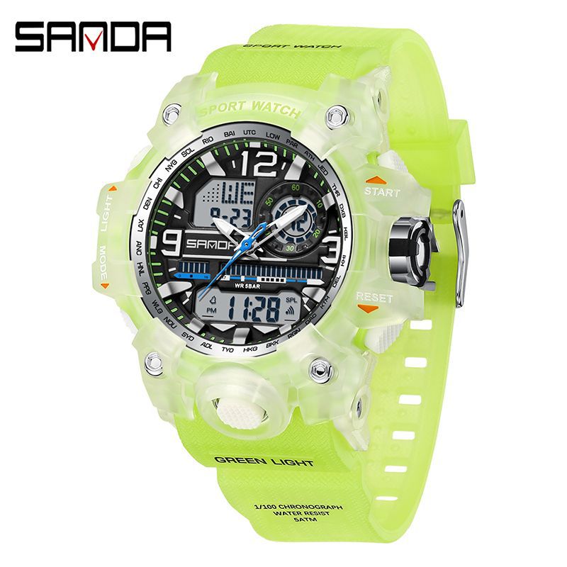 Reloj de pulsera transparente personalizado