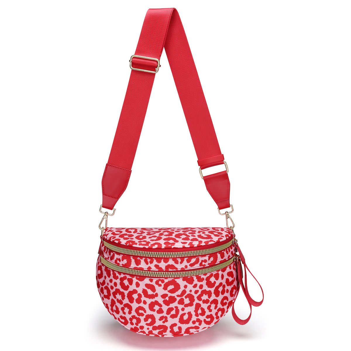 Bolso bandolera de moda con estampado de leopardo