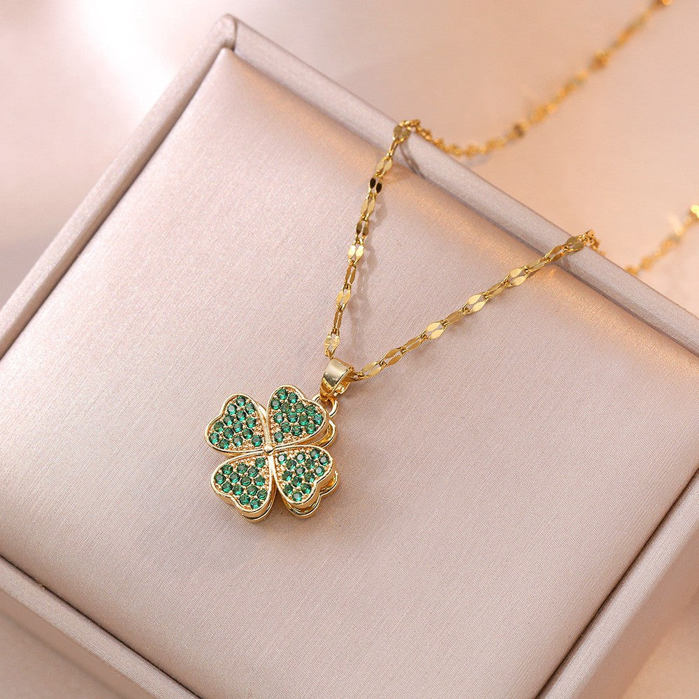 Elegant Titanium Steel Necklace – Bauhinia Collection and Assorted Models