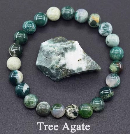 Pulsera de Cuentas de Piedra Natural