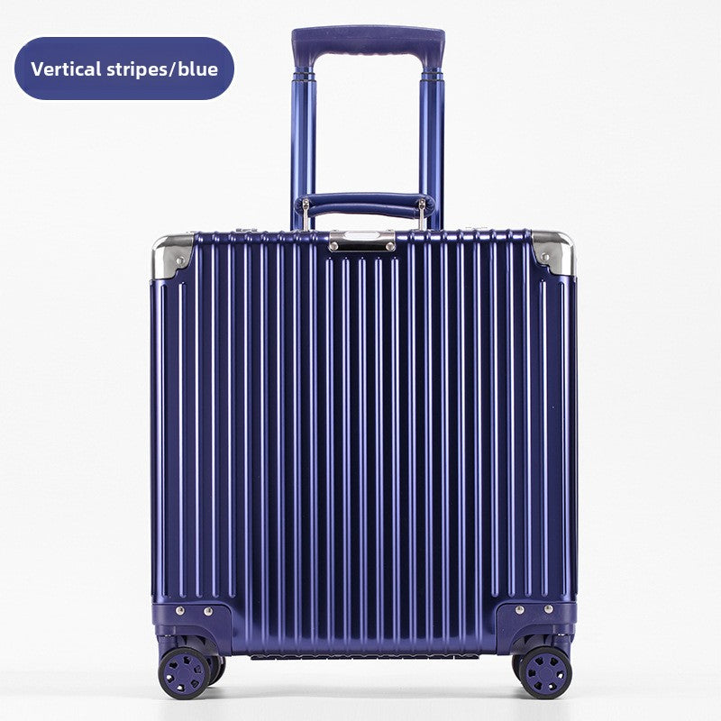 Aluminum-magnesium alloy trolley suitcase