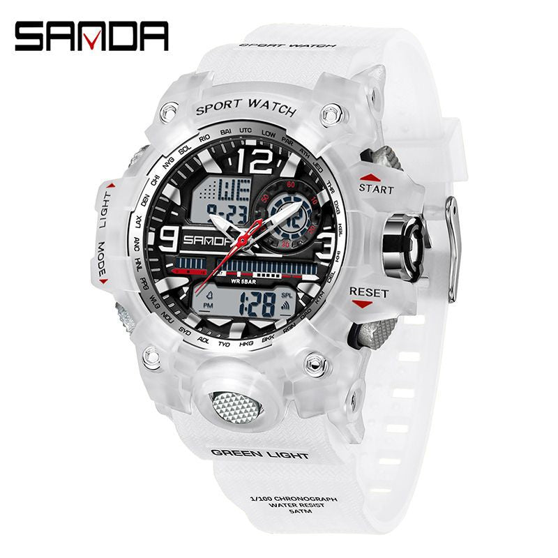 Reloj de pulsera transparente personalizado