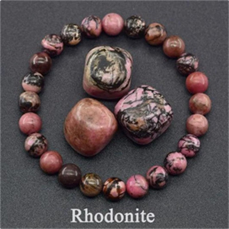 Pulsera de Cuentas de Piedra Natural