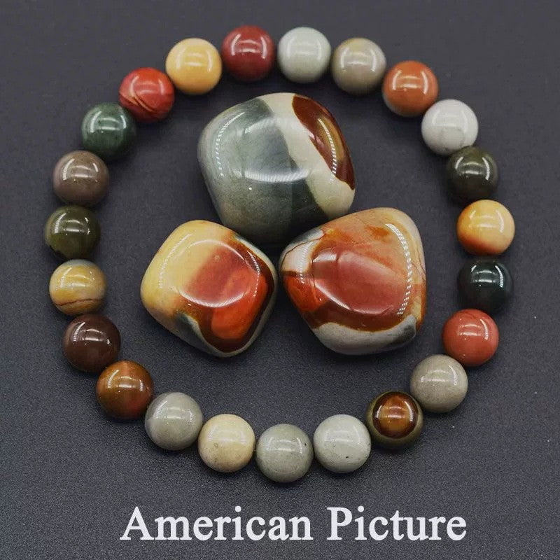 Pulsera de Cuentas de Piedra Natural