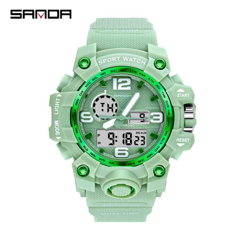 Reloj de pulsera transparente personalizado