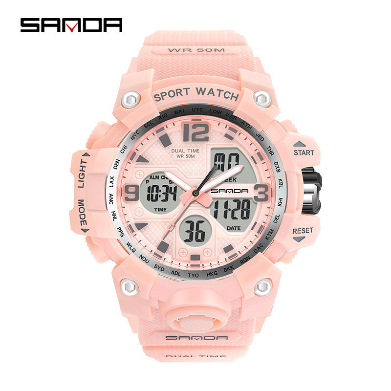 Reloj de pulsera transparente personalizado