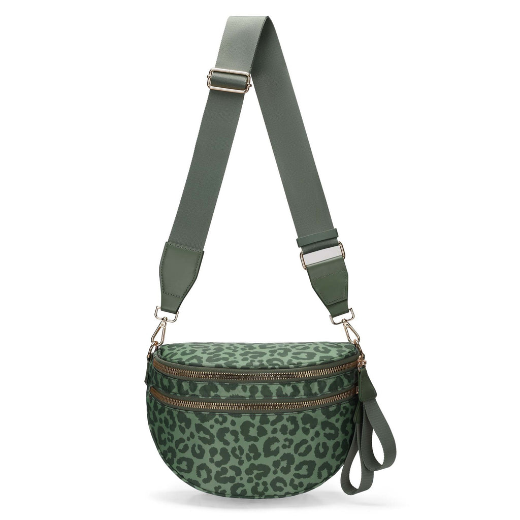 Bolso bandolera de moda con estampado de leopardo