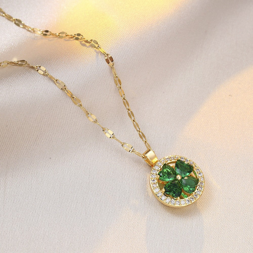 Elegant Titanium Steel Necklace – Bauhinia Collection and Assorted Models