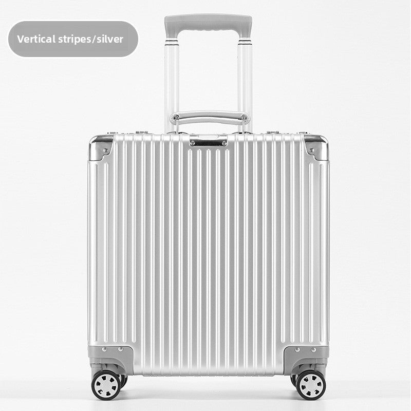 Aluminum-magnesium alloy trolley suitcase