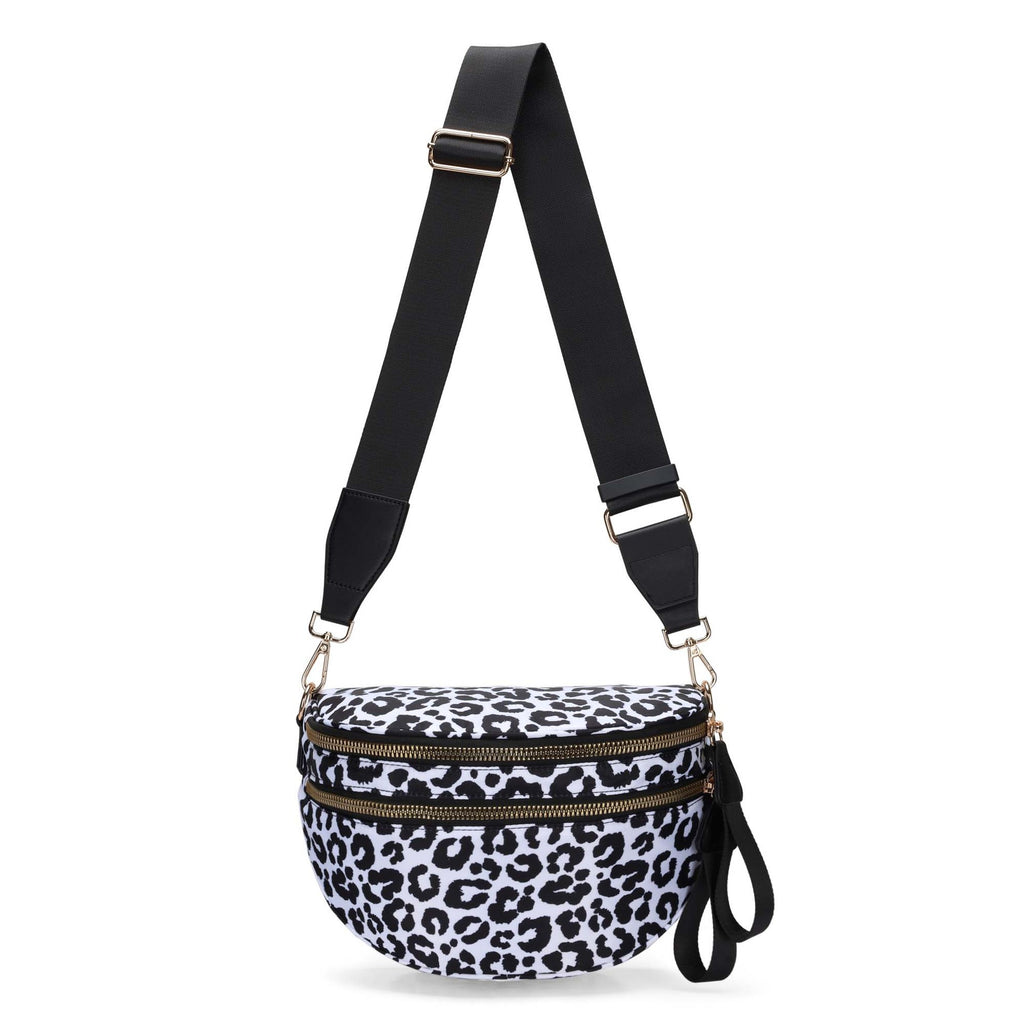 Bolso bandolera de moda con estampado de leopardo
