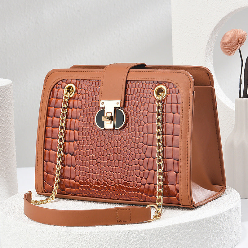 Bolso bandolera con cadena para mujer