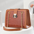 Bolso bandolera con cadena para mujer