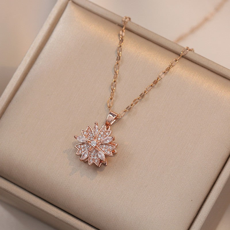 Elegant Titanium Steel Necklace – Bauhinia Collection and Assorted Models