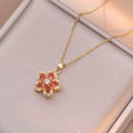 Collar Elegante de Acero de Titanio – Colección Bauhinia y Modelos Variados