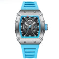Reloj deportivo cuadrado para hombre, resistente al agua, con calendario