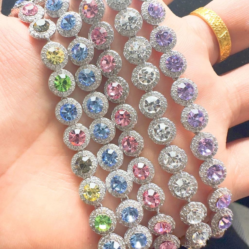 Pulsera Tenis de Lujo Cielo Estrellado con Circonitas