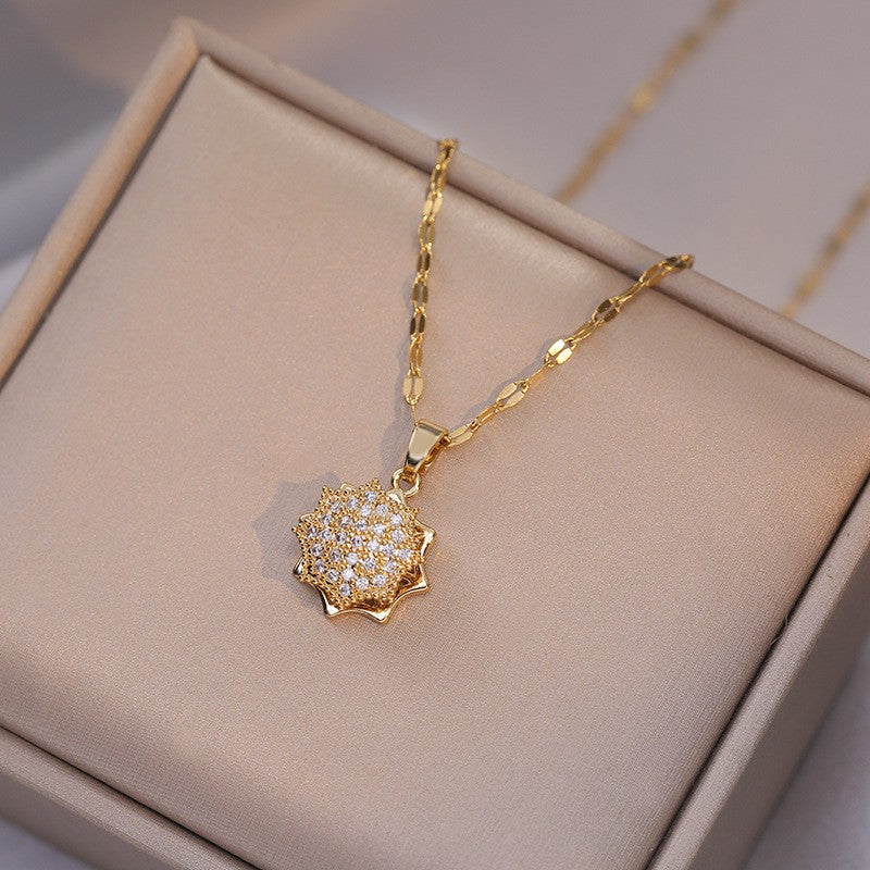 Elegant Titanium Steel Necklace – Bauhinia Collection and Assorted Models