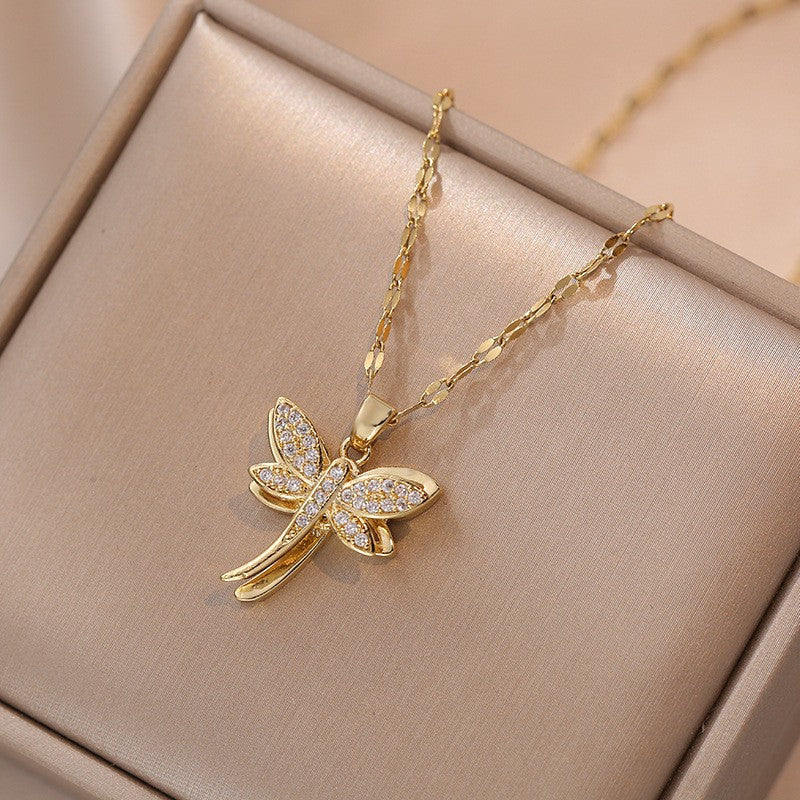 Elegant Titanium Steel Necklace – Bauhinia Collection and Assorted Models