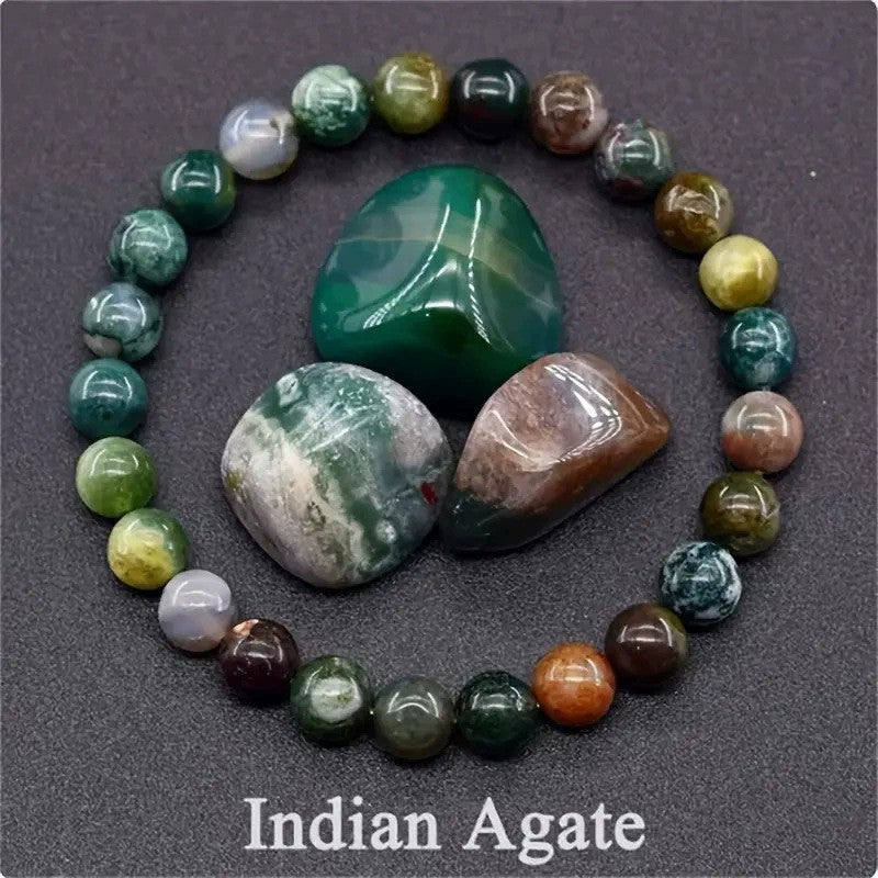 Pulsera de Cuentas de Piedra Natural