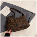 Bolso de Hombro con Estampado de Leopardo para Mujer