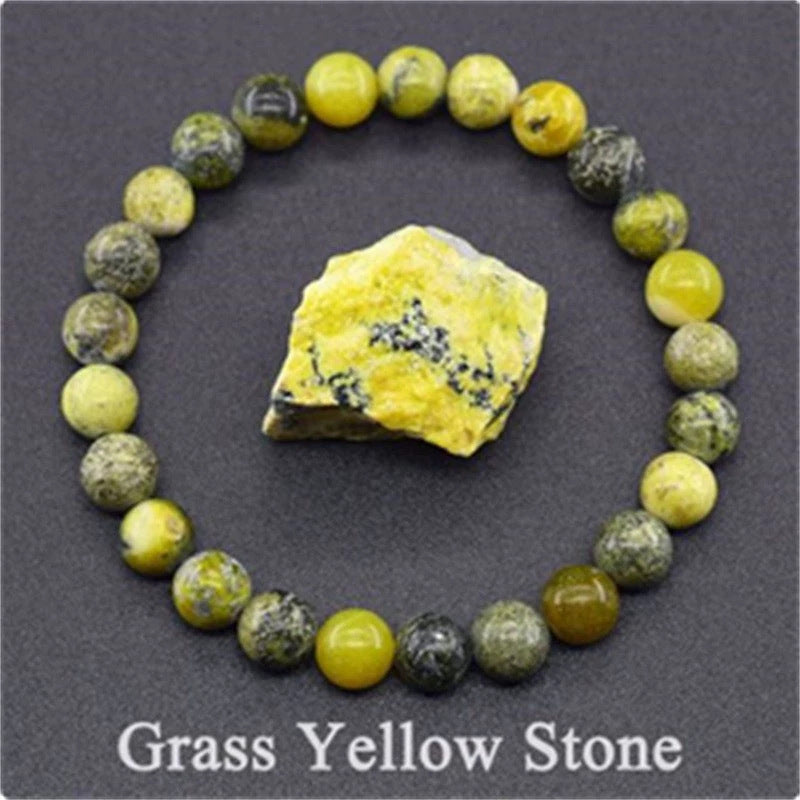 Pulsera de Cuentas de Piedra Natural