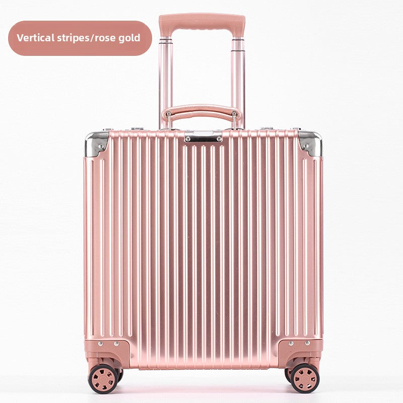 Aluminum-magnesium alloy trolley suitcase