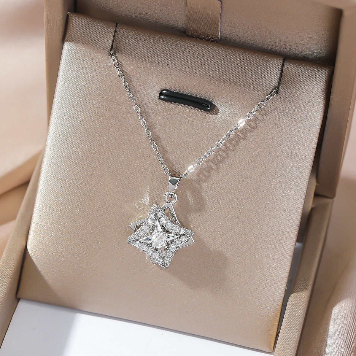 Elegant Titanium Steel Necklace – Bauhinia Collection and Assorted Models