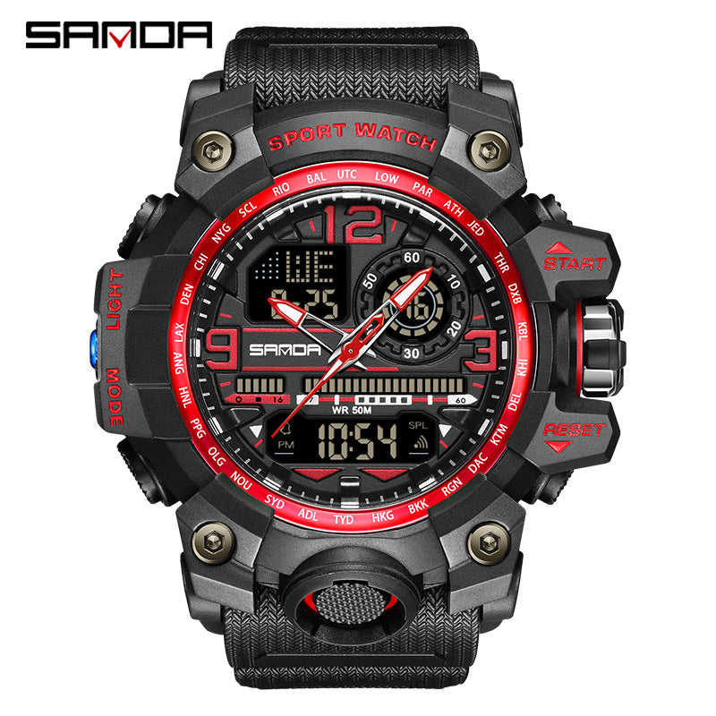 Reloj de pulsera transparente personalizado