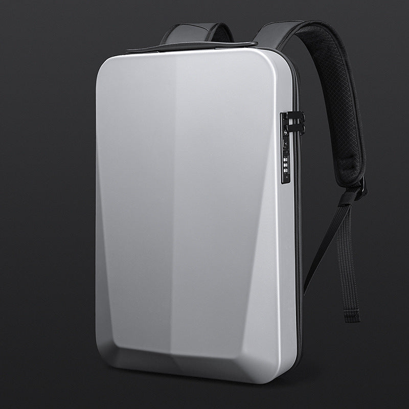 Mochila de Carcasa Rígida con Puerto de Carga USB para Portátil