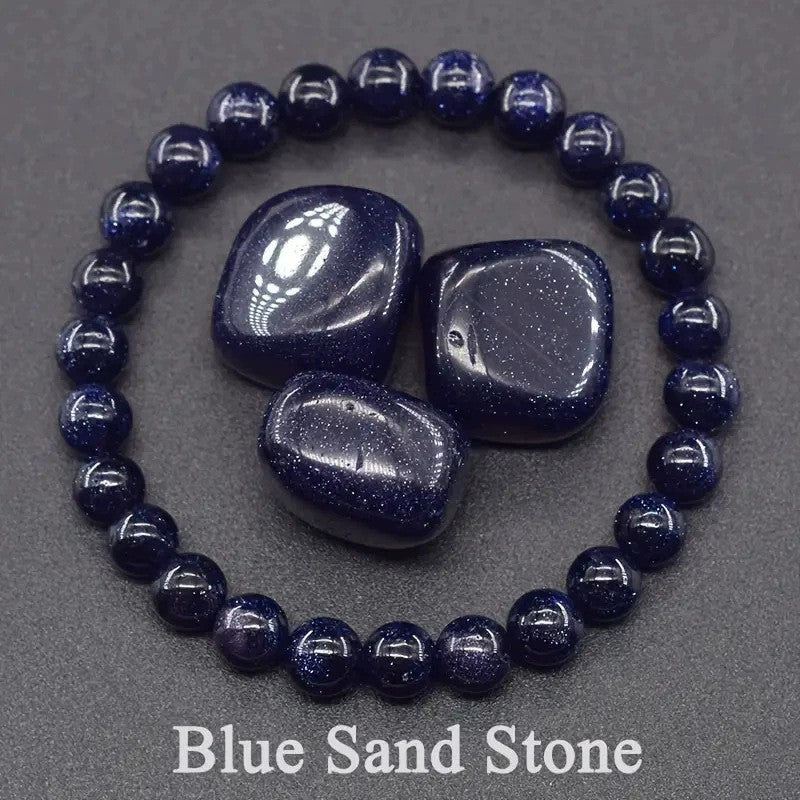 Pulsera de Cuentas de Piedra Natural