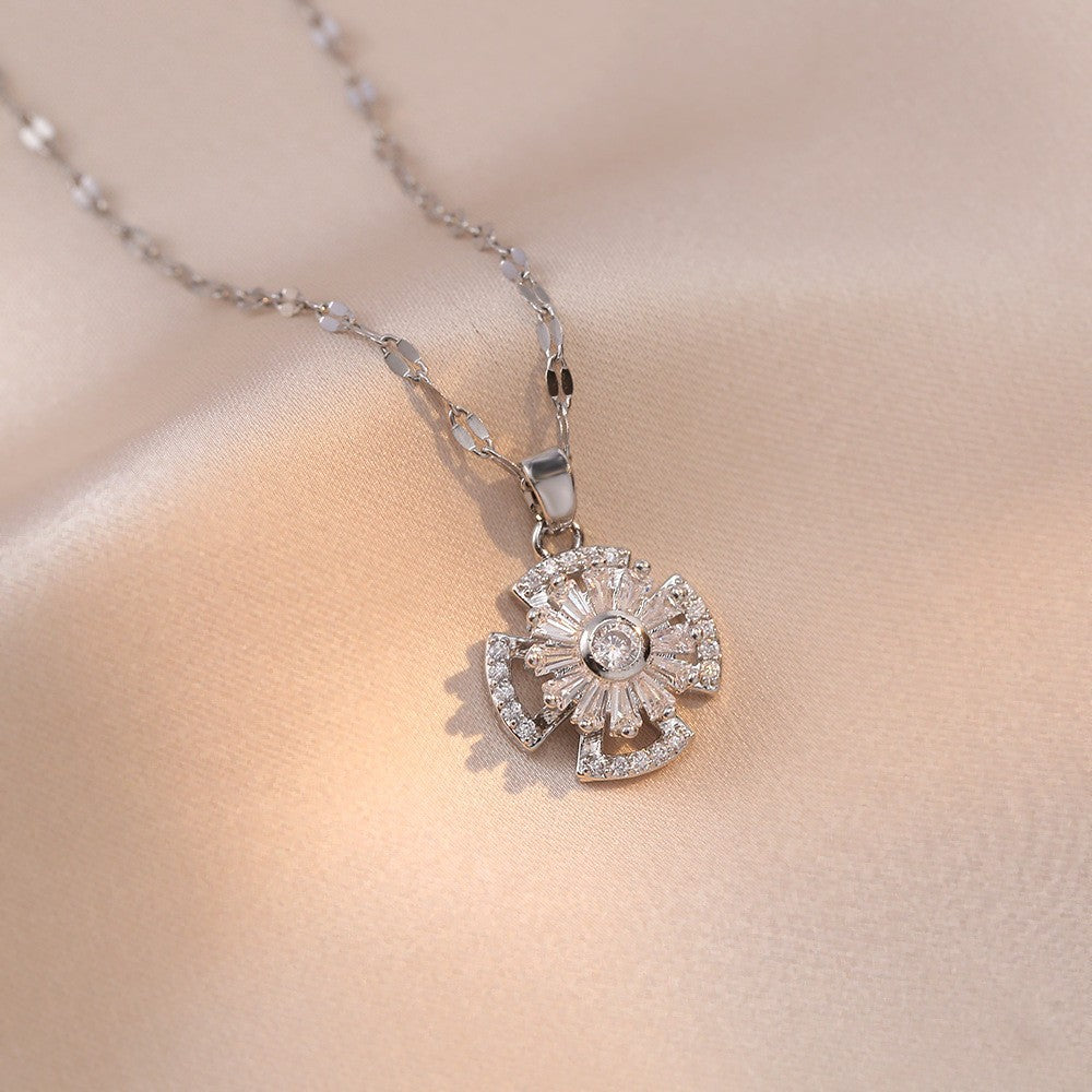 Elegant Titanium Steel Necklace – Bauhinia Collection and Assorted Models