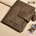 Cartera con Monedero de Piel Auténtica para Hombre con Protección RFID