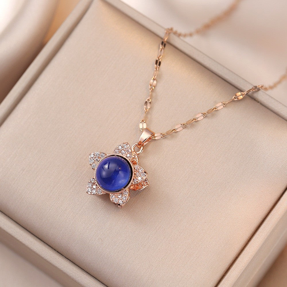 Elegant Titanium Steel Necklace – Bauhinia Collection and Assorted Models