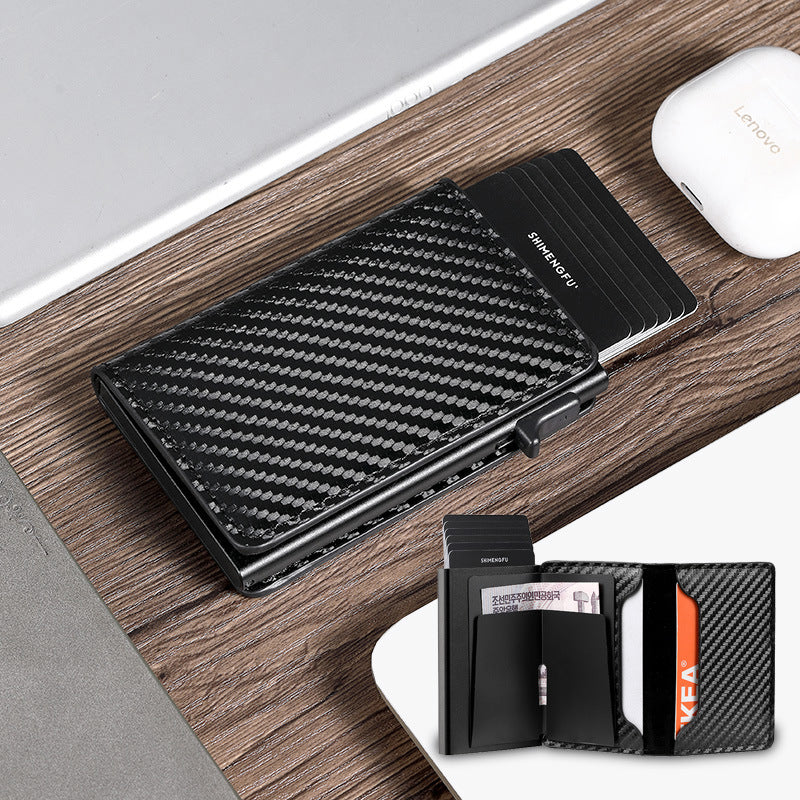 Tarjetero Antirrobo para Hombre con Protección RFID