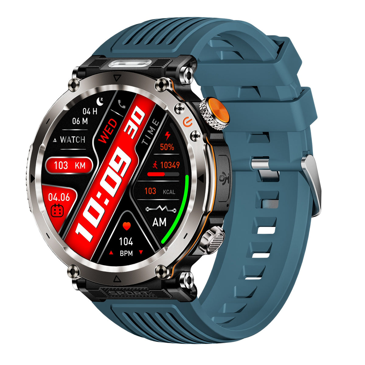 Reloj Inteligente HT30 Bluetooth con Monitoreo de Salud