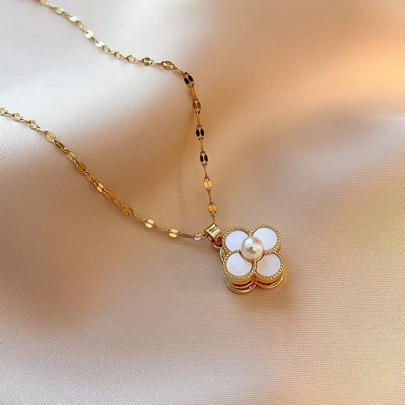 Elegant Titanium Steel Necklace – Bauhinia Collection and Assorted Models