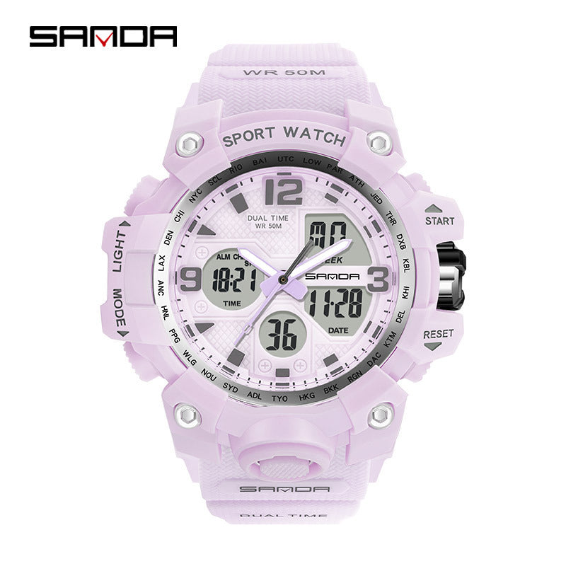 Reloj de pulsera transparente personalizado