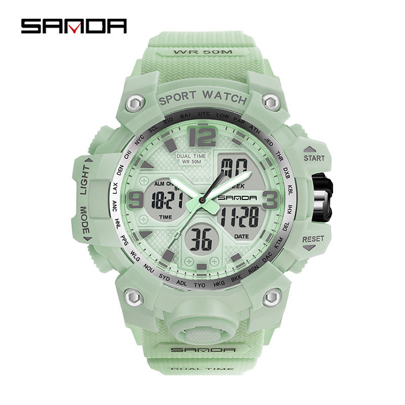 Reloj de pulsera transparente personalizado