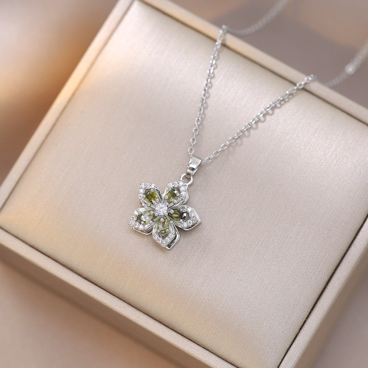 Elegant Titanium Steel Necklace – Bauhinia Collection and Assorted Models