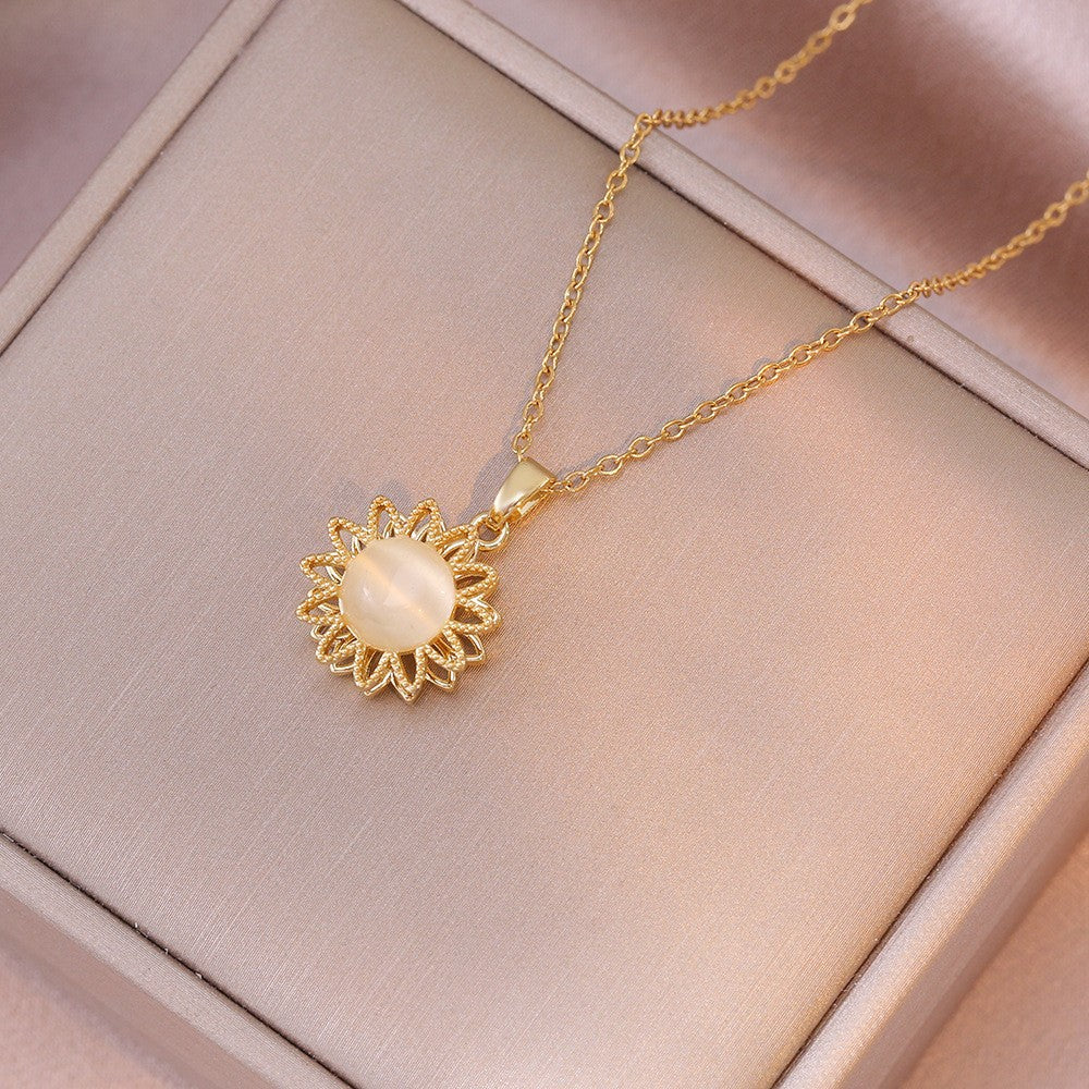 Elegant Titanium Steel Necklace – Bauhinia Collection and Assorted Models