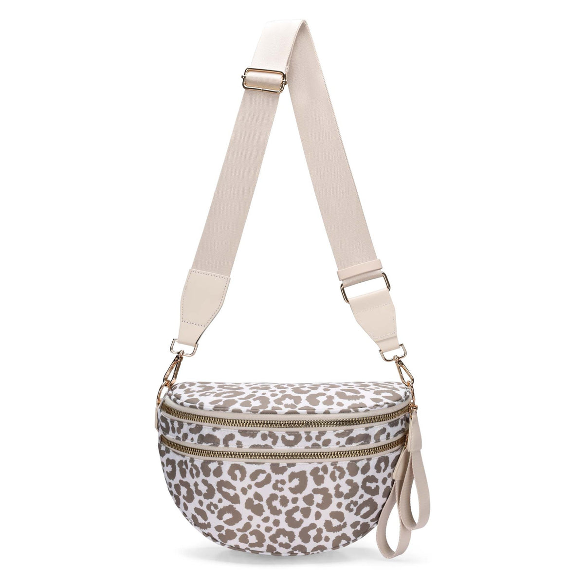 Bolso bandolera de moda con estampado de leopardo