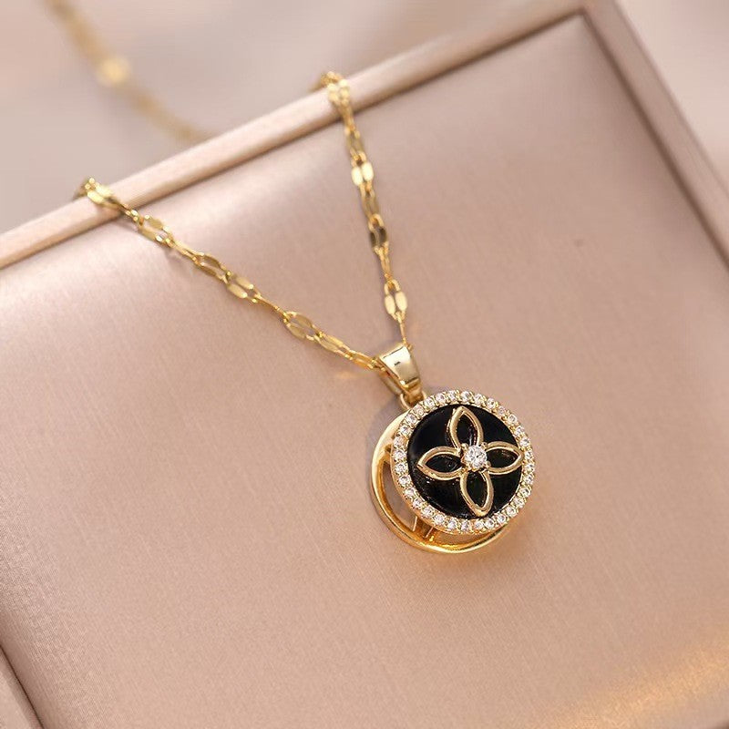 Elegant Titanium Steel Necklace – Bauhinia Collection and Assorted Models