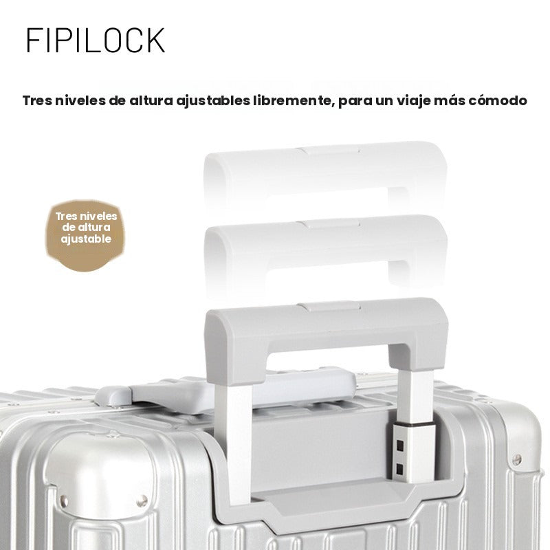 Maleta de Cabina con Cerradura de Huella Digital Inteligente