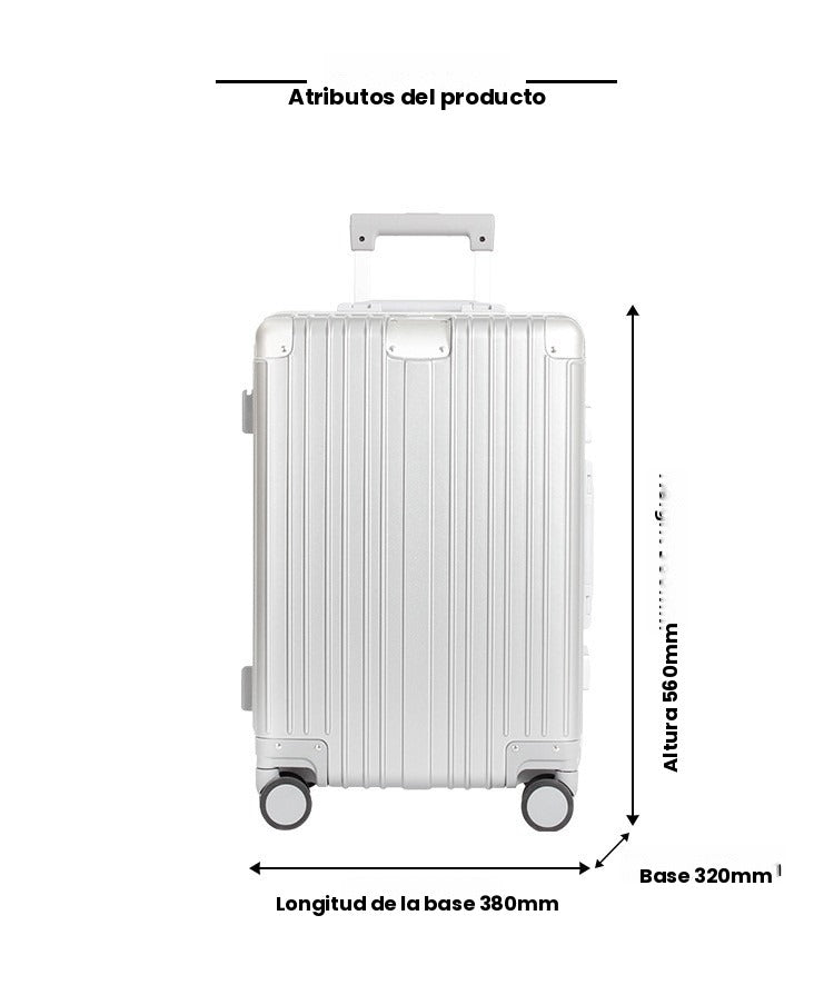 Maleta de Cabina con Cerradura de Huella Digital Inteligente
